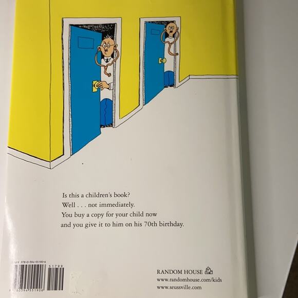 Dr. Seuss Hard Cover You’re Only Old Once A Book For Obsolete Children - Picture 5 of 5
